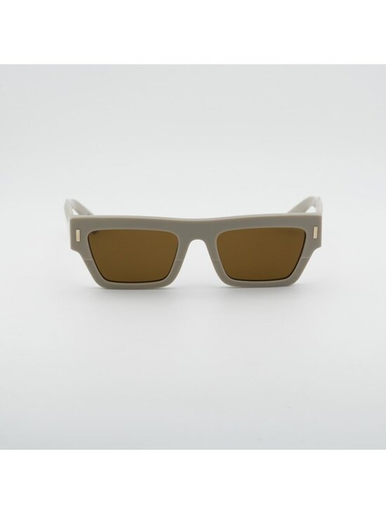 Calvin Klein CK25510S 209 Unisex Sunglasses Beige Rectangle Frame, Brown Lenses main image 7